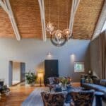 Modern Gesture's signature lighting pieces used to decorate a beautiful Lounge