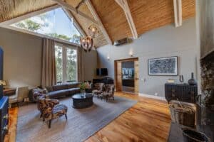Some of Modern Gesture's signature lighting pieces used to decorate a beautiful Lounge