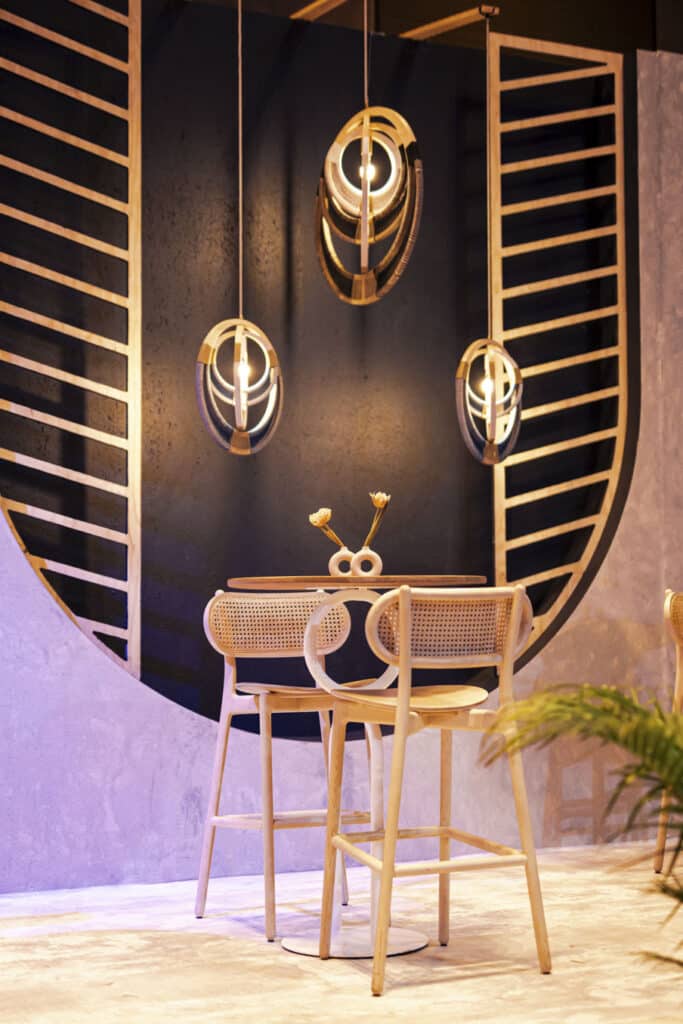 modern gesture interior design lighting